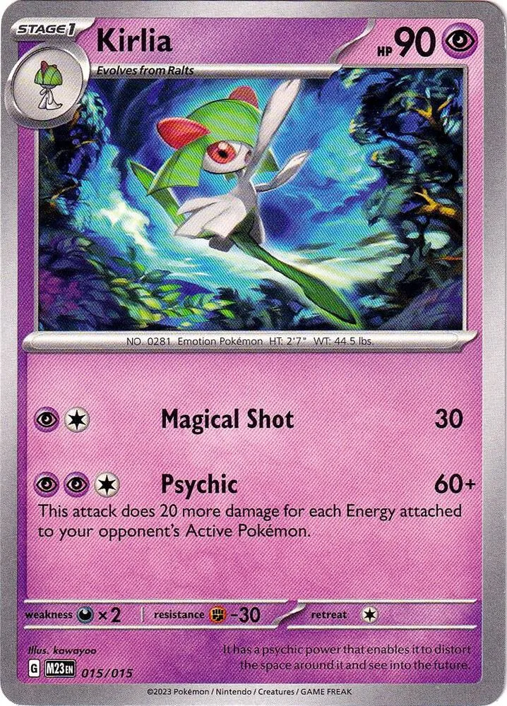 Kirlia card front