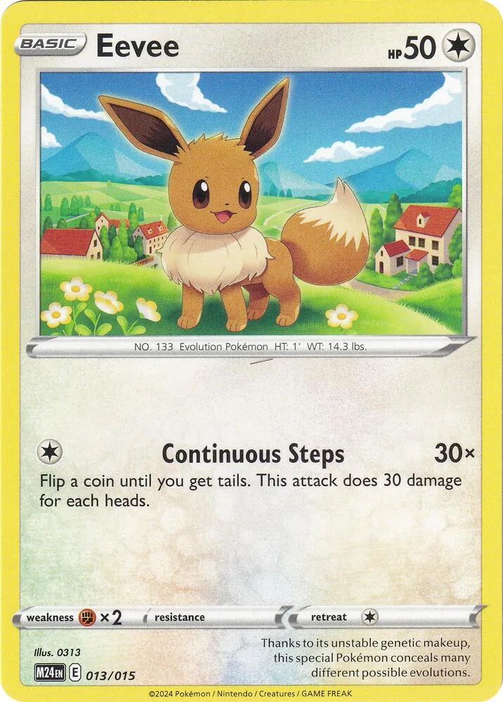 Eevee card front