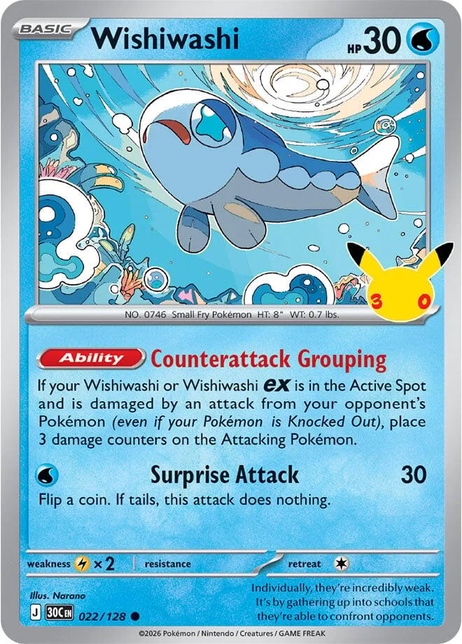 Wishiwashi card front
