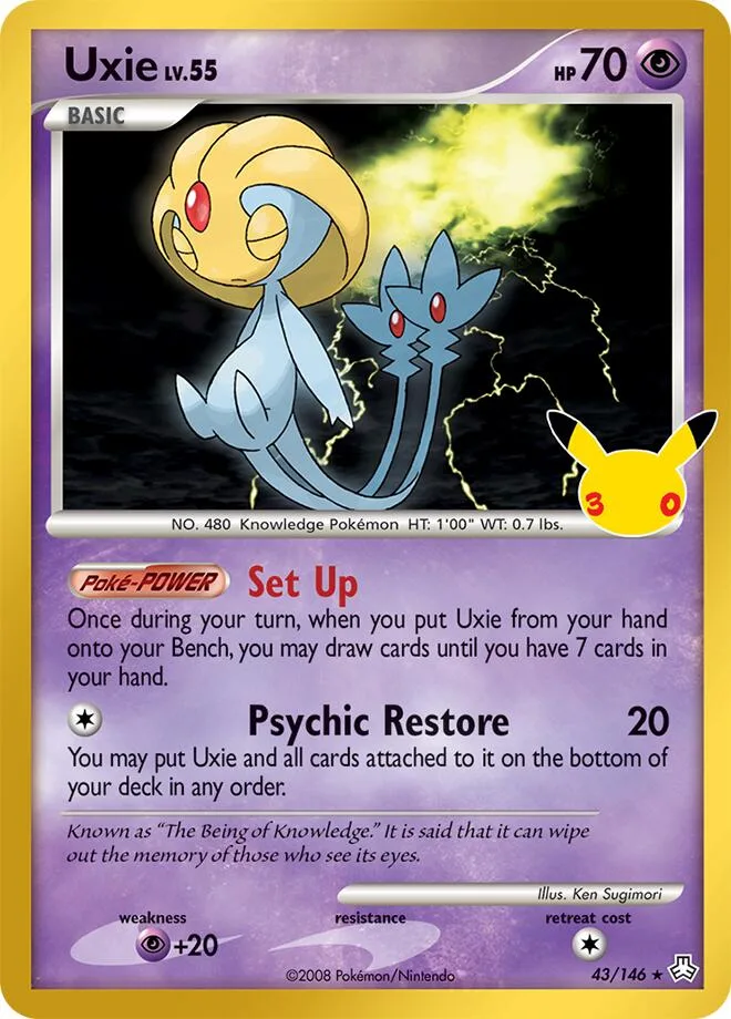 Uxie card front