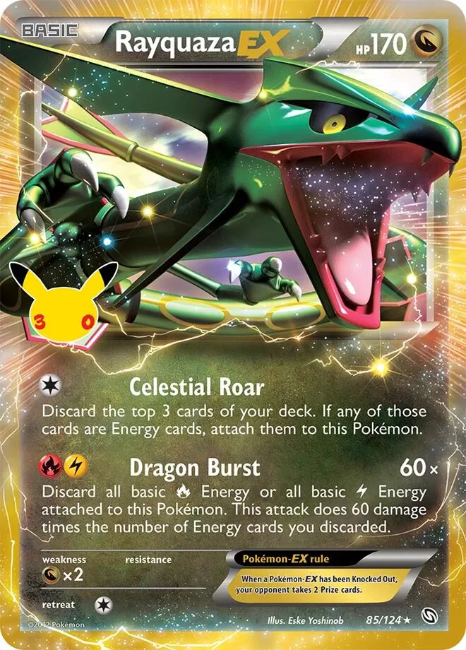 Rayquaza EX card front