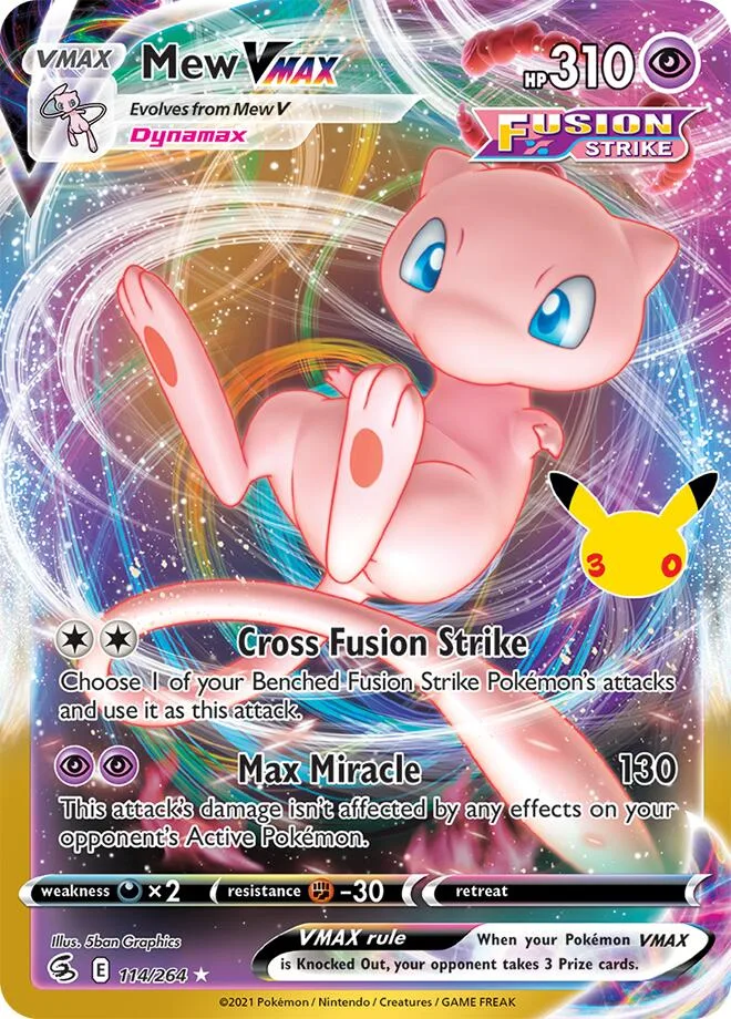 Mew VMAX card front