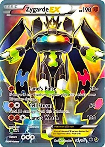 Zygarde EX card front