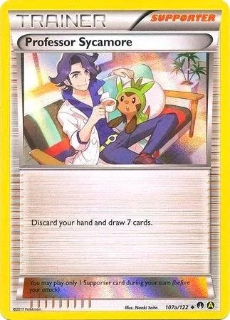 Professor Sycamore (Holofoil) card front