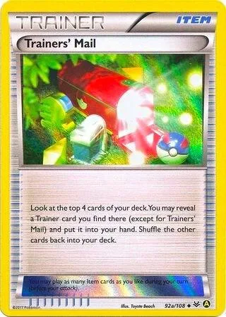 Trainers' Mail (Holo) card front