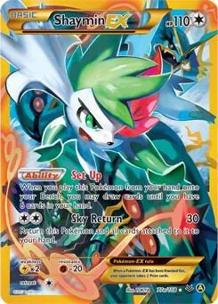 Shaymin EX card front