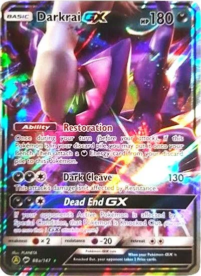 Darkrai GX card front
