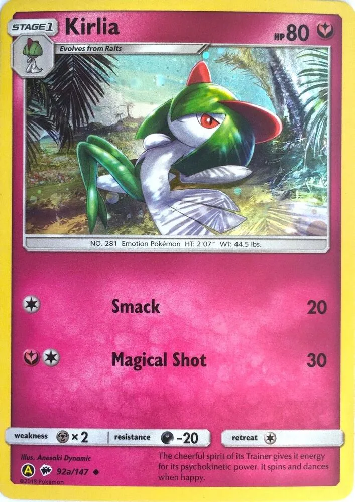 Kirlia card front