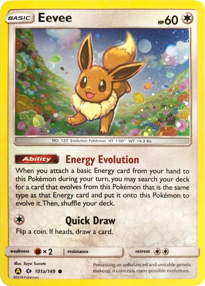 Eevee card front