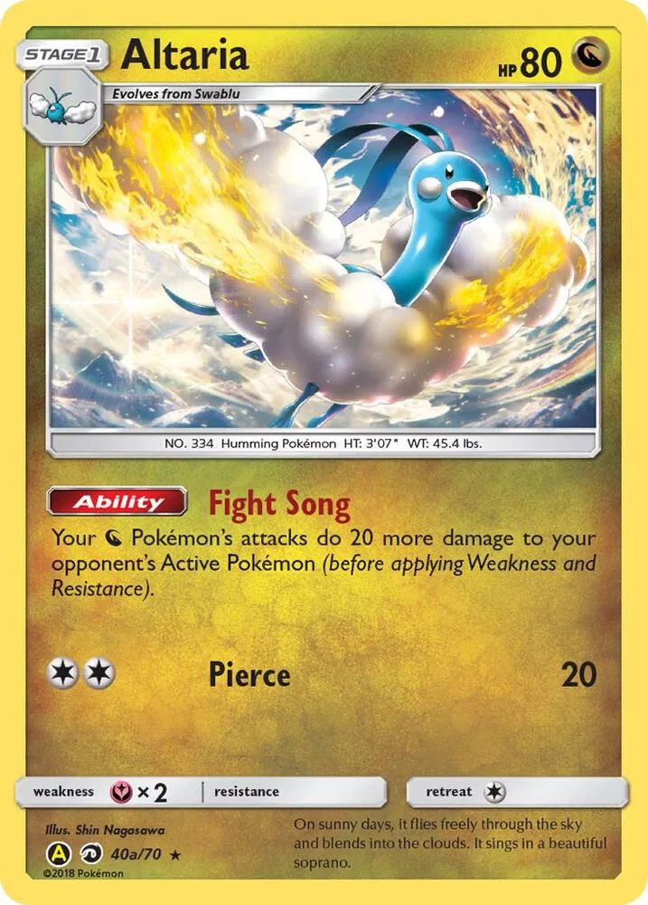 Altaria card front