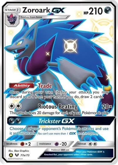 Zoroark GX card front