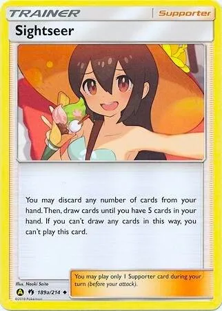 Sightseer card front