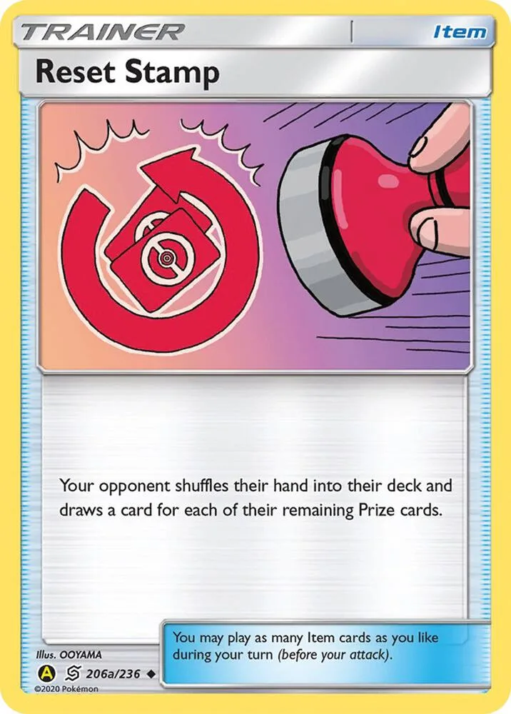 Reset Stamp card front