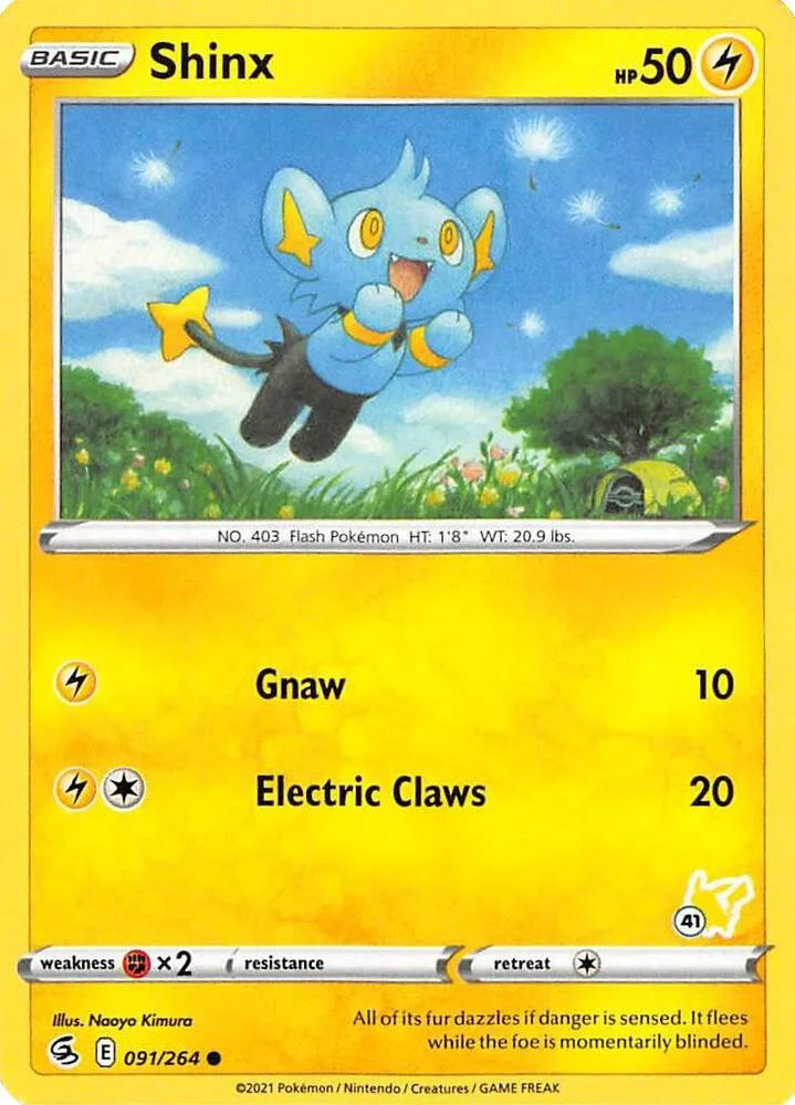 Shinx (#41 Pikachu Stamped) card front
