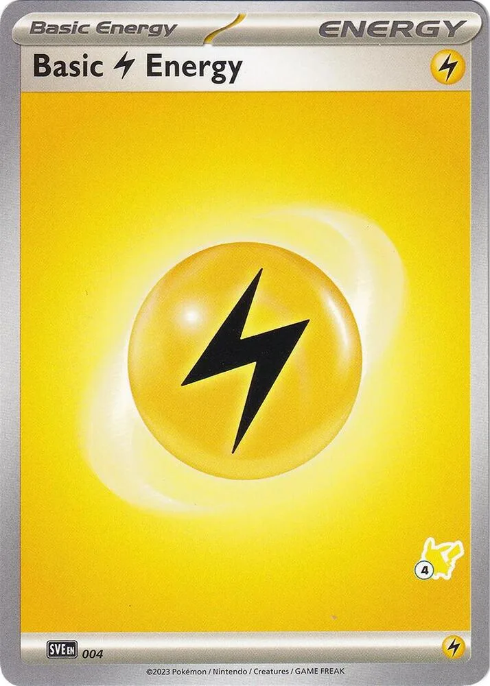 Basic Lightning Energy - Pikachu card front