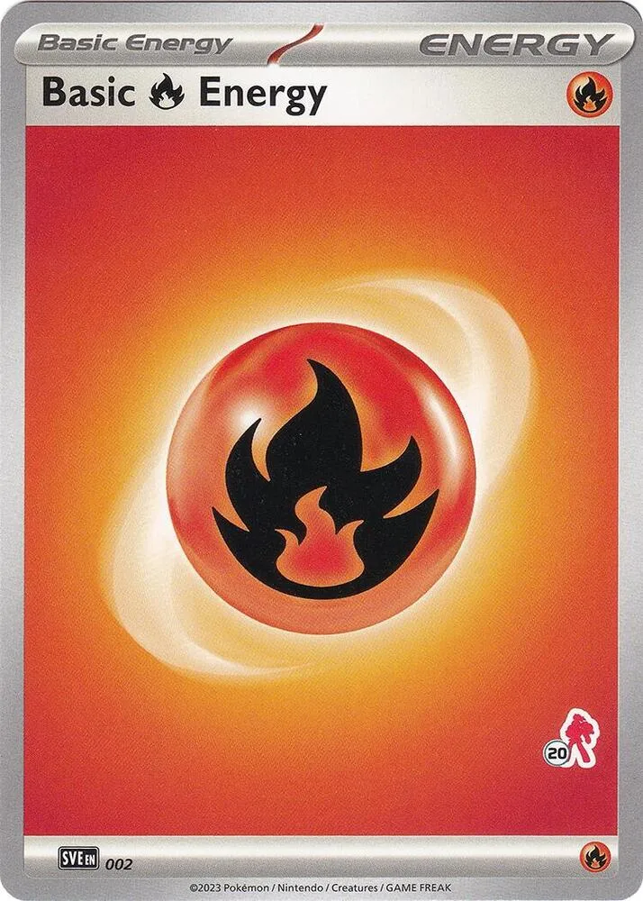 Basic Fire Energy - Armarouge 20 card front