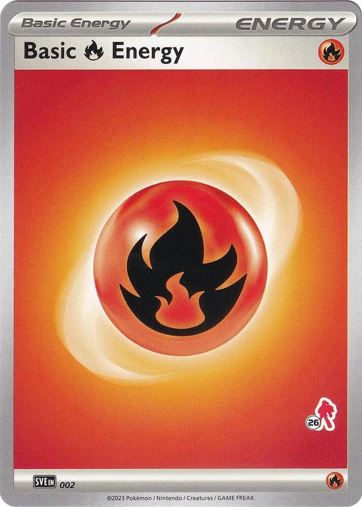 Basic Fire Energy - Armarouge 26 card front