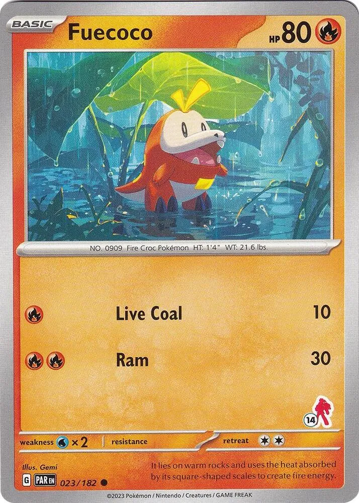 Fuecoco - Armarouge 14 card front