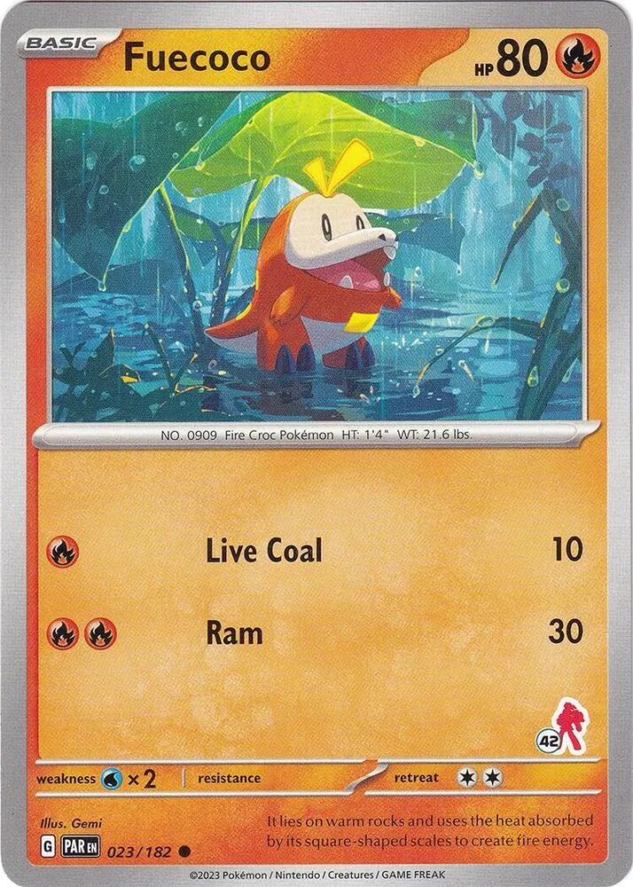 Fuecoco - Armarouge 42 card front
