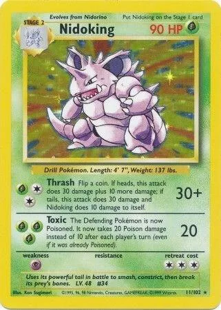 Nidoking card front