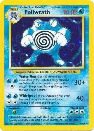 Poliwrath card front