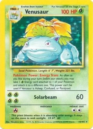 Venusaur card front