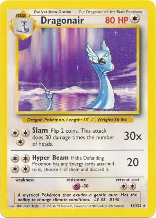Dragonair card front