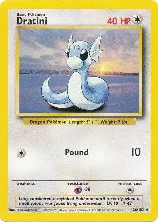 Dratini card front
