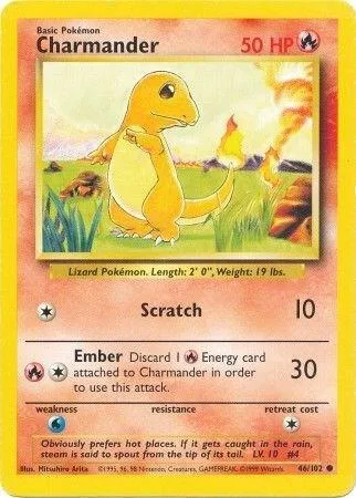 Charmander card front
