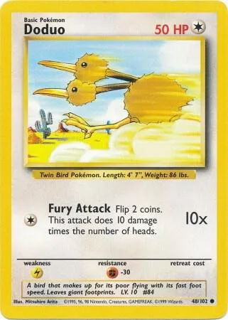 Doduo card front
