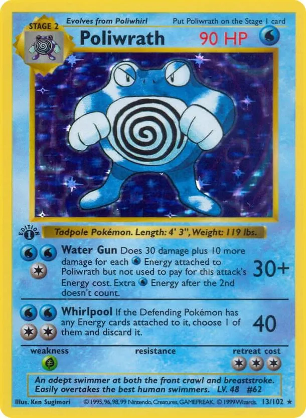 Poliwrath card front