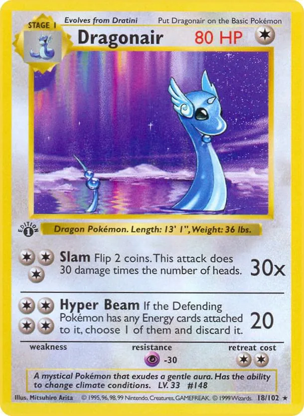 Dragonair card front