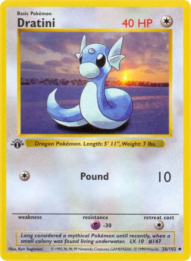 Dratini card front