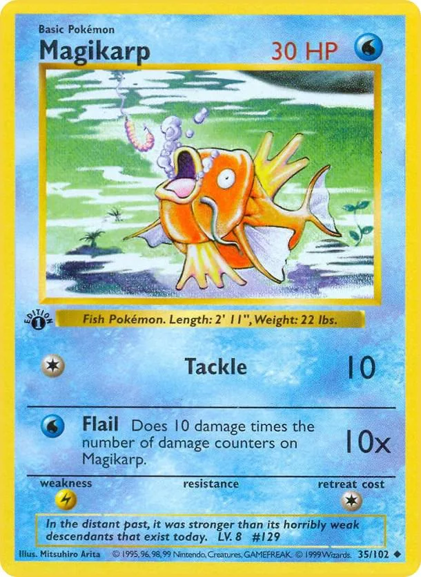 Magikarp card front