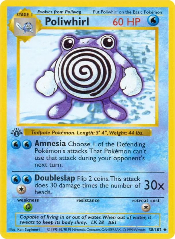 Poliwhirl card front