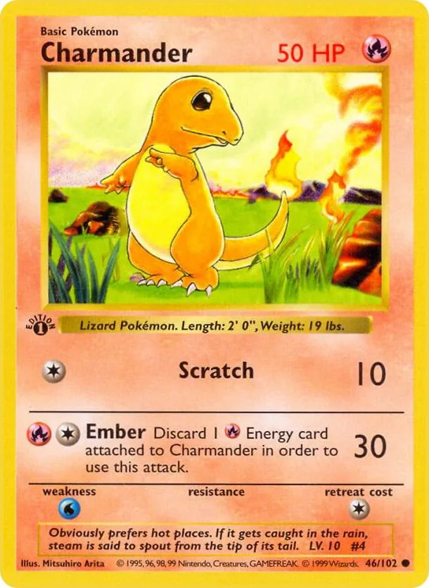 Charmander card front