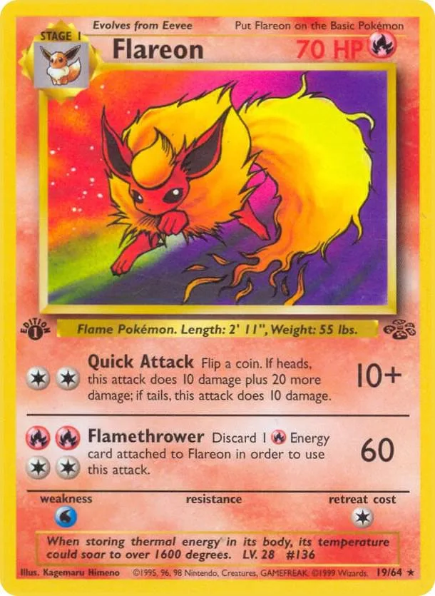 Flareon card front