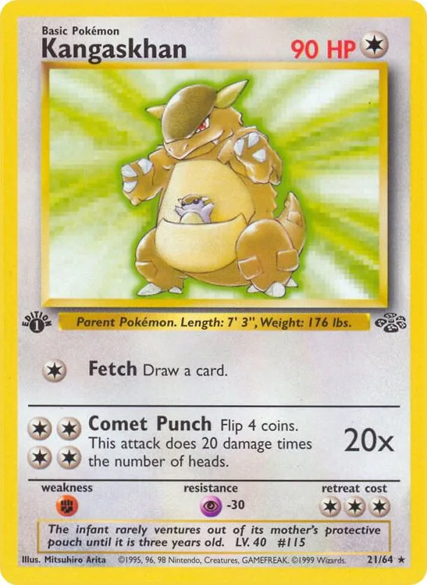 Kangaskhan card front