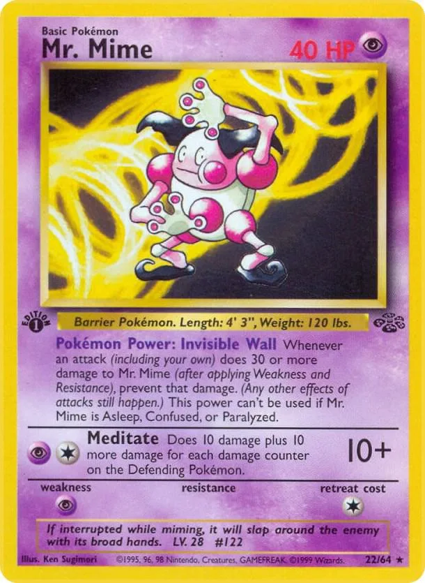 Mr. Mime card front