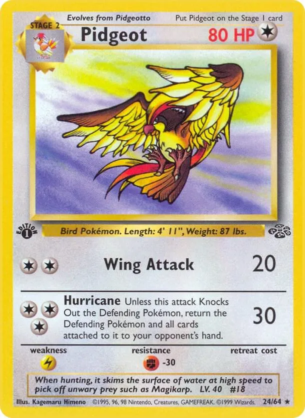Pidgeot card front