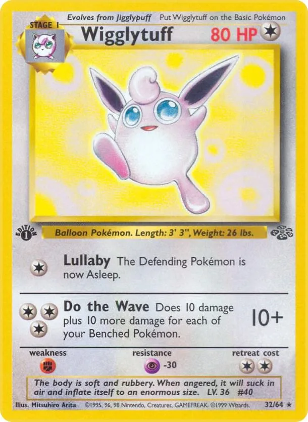 Wigglytuff card front