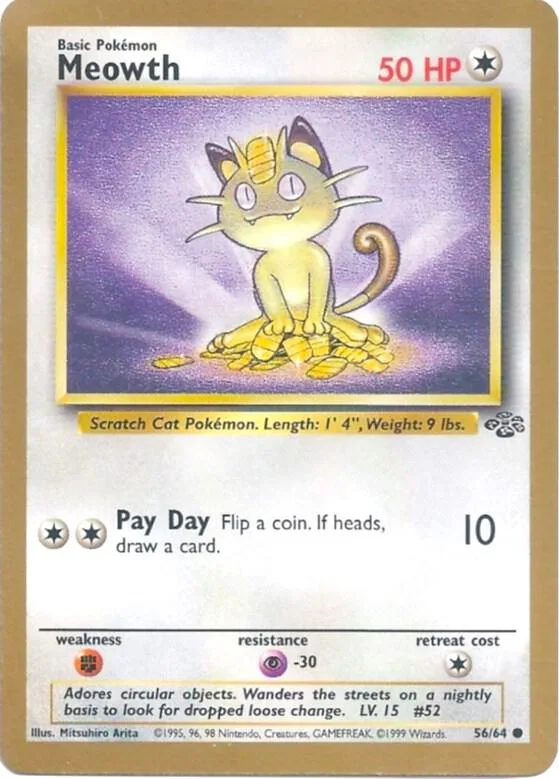 Meowth (Gold Border) thumbnail