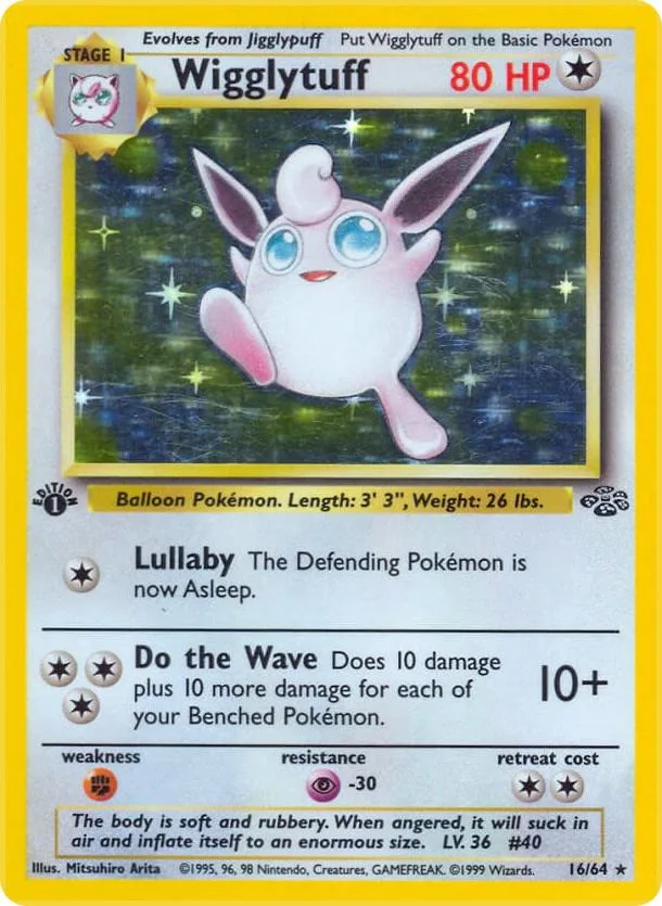 Wigglytuff card front