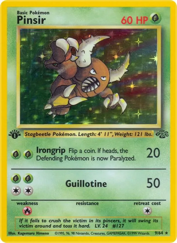 Pinsir card front