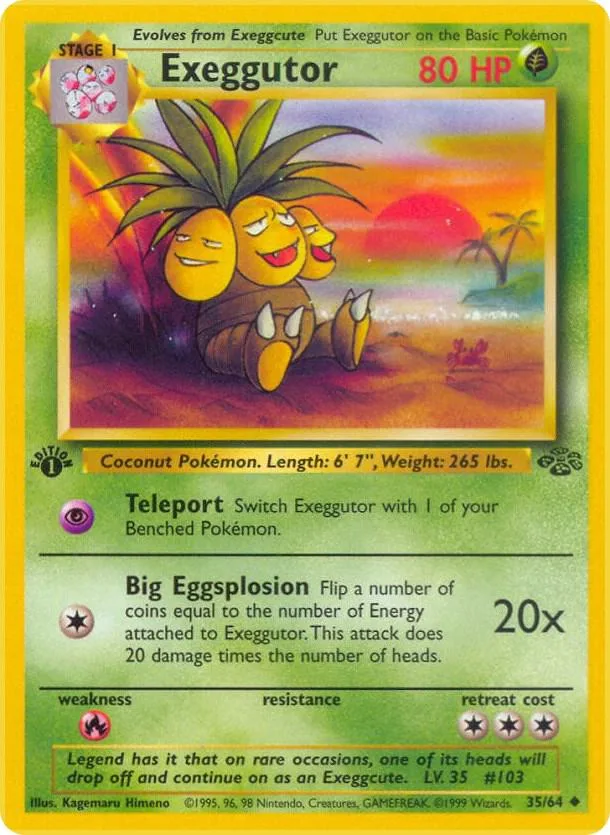 Exeggutor card front