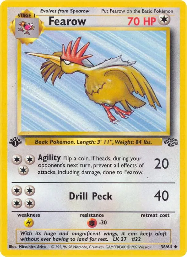 Fearow card front