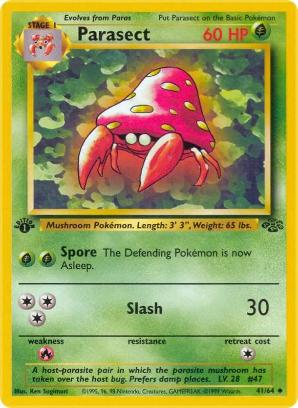 Parasect card front
