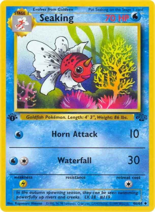 Seaking card front