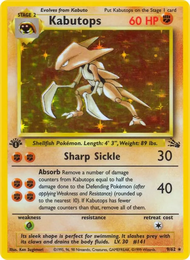 Kabutops card front