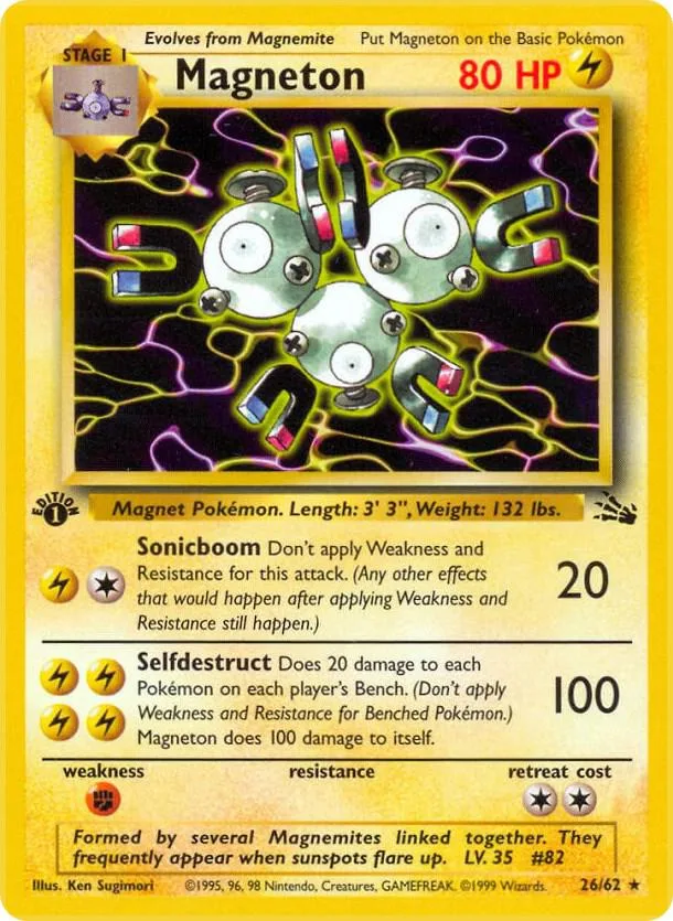 Magneton card front